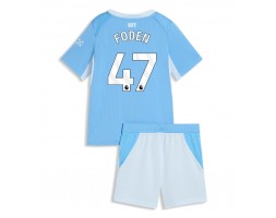 Manchester City Phil Foden #47 Domaci Dres za Dječji 2026-27 Kratak Rukavima (+ kratke hlače)
